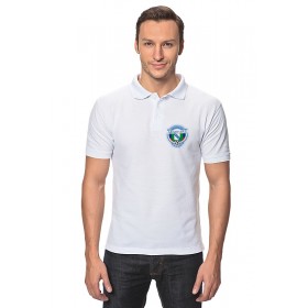 classic_polo_shirt с принтом ФК Авангард Курск в Смоленске,  |  | Тематика изображения на принте: 