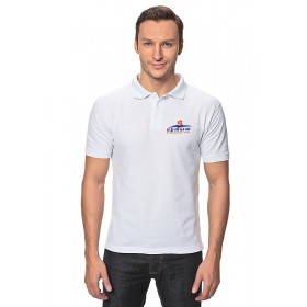 classic_polo_shirt с принтом ФК Иртыш Омск в Смоленске,  |  | 