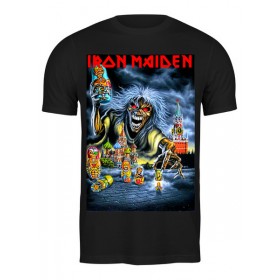 Мужская футболка с принтом Iron Maiden Band в Смоленске,  |  | Тематика изображения на принте: 