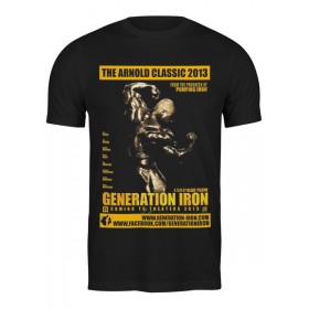 Мужская футболка с принтом Generation Iron / Поколение Железа в Смоленске,  |  | Тематика изображения на принте: 