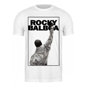 Мужская футболка с принтом Rocky Balboa в Смоленске,  |  | 