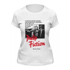 Женская футболка с принтом Pulp Fiction в Смоленске,  |  | 