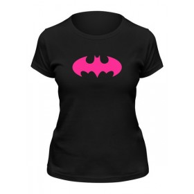 classic_woman_tee с принтом Batgirl в Смоленске,  |  | Тематика изображения на принте: 