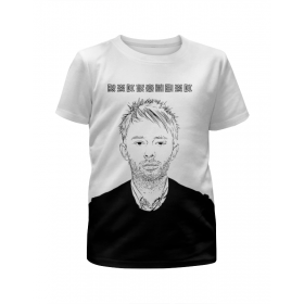 Футболка с полной запечаткой для мальчиков с принтом Radiohead Thom Yorke T-Shirt в Смоленске,  |  | 