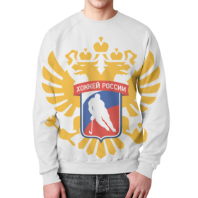 full_print_sweatshirt с принтом Красная машина - Хоккей России в Смоленске,  |  | Тематика изображения на принте: 