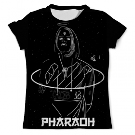 full_print_tee с принтом Pharaoh в Смоленске, Футболка с нанесением полноцветного изображения по всей поверхности может быть выполнена в двух вариантах - ХЛОПОК и СИНТЕТИКА. | Хлопок - ткань из 100% хлопка высшего качества пенье.  <br>Синтетика - ткань с высоким содержанием синтетического волокна (до 80%).  Материал хорошо тянется, имеет приятную на ощупь фактуру | 