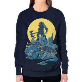 full_print_woman_sweatshirt с принтом Скайрим. Довакин в Смоленске,  |  | 