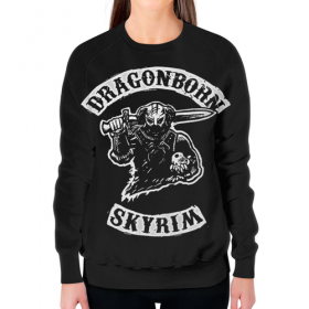 full_print_woman_sweatshirt с принтом Скайрим. Довакин в Смоленске,  |  | 