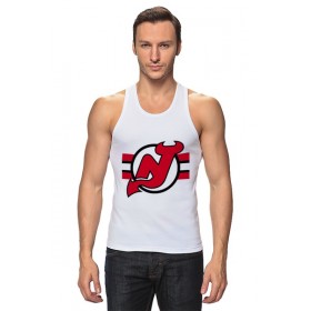 tanktop с принтом New Jersey Devils в Смоленске,  |  | 