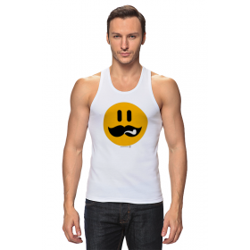 tanktop с принтом Сталин смаил. Stalin smile. в Смоленске,  |  | Тематика изображения на принте: 