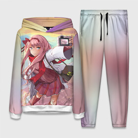 Женский костюм 3D (с толстовкой) с принтом Любимый во Франксе в Смоленске,  |  | anime | darling in the franxx | zero two | аниме | любимый во франксе | милый во франкcе