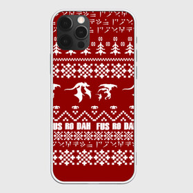 Чехол для iPhone 12 Pro Max с принтом TES НОВОГОДНИЙ в Смоленске, Силикон |  | christmas | dovahkiin | dragonborn | fus ro dah | rpg | skyrim | snow | tes | the elder scrolls | winter | winter is coming | докавин | зима близко | новогодний | новый год | рпг | снег