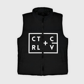 Женский жилет утепленный 3D с принтом Ctrl c,Ctrl v Программирование в Смоленске,  |  | c | c++ и objective c | cntr v | cntrl | code | habr | java | javascript | php | programming | python | ruby | stackoverflow | this | дизайнеры | как | кодим | можем