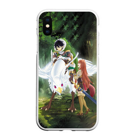 Чехол для iPhone XS Max матовый с принтом The Rising of the Shield Hero в Смоленске, Силикон | Область печати: задняя сторона чехла, без боковых панелей | anime | manga | tate no yuusha no nariagari | the rising of the shield hero | аниме | восхождение героя щита | манга | наофуми иватани | рафталия | фиро