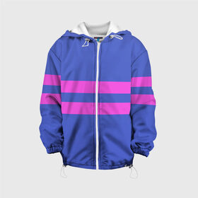 Детская куртка 3D ФРИСК (FRISK): в Смоленске, 100% полиэстер | застежка — молния, подол и капюшон оформлены резинкой с фиксаторами, по бокам — два кармана без застежек, один потайной карман на груди, плотность верхнего слоя — 90 г/м2; плотность флисового подклада — 260 г/м2 | Тематика изображения на принте: asriel dreemurr | chara | frisk | sans | undertale | азриэль дримурр | андертейл | андрайн | гастер | меттатон | санс | фриск | чара