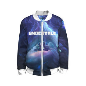 Детский бомбер 3D UNDERTALE: в Смоленске, 100% полиэстер | застегивается на молнию, по бокам два кармана без застежек, мягкие манжеты, по низу бомбера и на воротнике — эластичная резинка | Тематика изображения на принте: asriel dreemurr | chara | frisk | sans | undertale | азриэль дримурр | андертейл | андрайн | гастер | меттатон | санс | фриск | чара