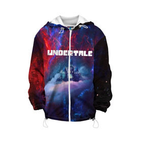 Детская куртка 3D UNDERTALE: в Смоленске, 100% полиэстер | застежка — молния, подол и капюшон оформлены резинкой с фиксаторами, по бокам — два кармана без застежек, один потайной карман на груди, плотность верхнего слоя — 90 г/м2; плотность флисового подклада — 260 г/м2 | Тематика изображения на принте: asriel dreemurr | chara | frisk | sans | undertale | азриэль дримурр | андертейл | андрайн | гастер | меттатон | санс | фриск | чара