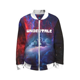 Детский бомбер 3D UNDERTALE: в Смоленске, 100% полиэстер | застегивается на молнию, по бокам два кармана без застежек, мягкие манжеты, по низу бомбера и на воротнике — эластичная резинка | Тематика изображения на принте: asriel dreemurr | chara | frisk | sans | undertale | азриэль дримурр | андертейл | андрайн | гастер | меттатон | санс | фриск | чара