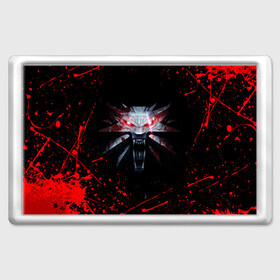 Магнит 45*70 с принтом ВЕДЬМАК / THE WITCHER / ГЕРАЛЬТ в Смоленске, Пластик | Размер: 78*52 мм; Размер печати: 70*45 | Тематика изображения на принте: geralt | the witcher | the witcher wild hunt | witcher | wolf | ведьмак | ведьмак 3 | волк | геральт | охотник