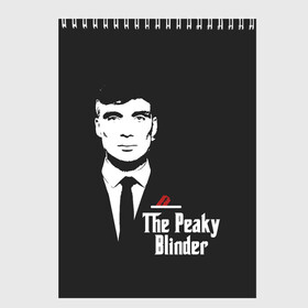 Скетчбук с принтом Острые Козырьки в Смоленске, 100% бумага
 | 48 листов, плотность листов — 100 г/м2, плотность картонной обложки — 250 г/м2. Листы скреплены сверху удобной пружинной спиралью | Тематика изображения на принте: blinders | gangsta | peaky | shelby | thomas | англия | британия | гангстер | гангстеры | козырек | козырьки | острые | острый | сериал | сериалы | томас | шелби