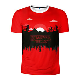 Мужская футболка 3D спортивная Очень странные дела: в Смоленске, 100% полиэстер с улучшенными характеристиками | приталенный силуэт, круглая горловина, широкие плечи, сужается к линии бедра | Тематика изображения на принте: the stranger things | восьмидесятые | дастин хендерсон | майк уилер | монстр | монстры | оди | одиннадцать | очень странные дела | ретро | сериал | сериалы | ужасы | уилл байерс