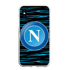 Чехол для iPhone XS Max матовый NAPOLI.: в Смоленске, Силикон | Область печати: задняя сторона чехла, без боковых панелей | fc | football | football club | napoli | sport | итальянский профессиональный футбольный клуб | наполи | неаполь | спорт | уефа | униформа | фирменные цвета | фк | футбол | футбольный клуб