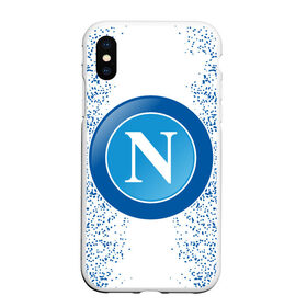 Чехол для iPhone XS Max матовый NAPOLI.: в Смоленске, Силикон | Область печати: задняя сторона чехла, без боковых панелей | fc | football | football club | napoli | sport | итальянский профессиональный футбольный клуб | наполи | неаполь | спорт | уефа | униформа | фирменные цвета | фк | футбол | футбольный клуб