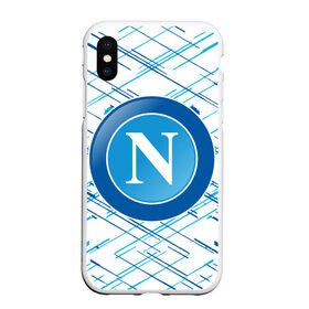 Чехол для iPhone XS Max матовый NAPOLI.: в Смоленске, Силикон | Область печати: задняя сторона чехла, без боковых панелей | fc | football | football club | napoli | sport | итальянский профессиональный футбольный клуб | наполи | неаполь | спорт | уефа | униформа | фирменные цвета | фк | футбол | футбольный клуб