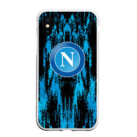 Чехол для iPhone XS Max матовый NAPOLI.: в Смоленске, Силикон | Область печати: задняя сторона чехла, без боковых панелей | fc | football | football club | napoli | sport | итальянский профессиональный футбольный клуб | наполи | неаполь | спорт | уефа | униформа | фирменные цвета | фк | футбол | футбольный клуб