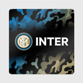 Магнит виниловый Квадрат INTER / Интер: в Смоленске, полимерный материал с магнитным слоем | размер 9*9 см, закругленные углы | Тематика изображения на принте: club | footbal | inter | internazionale | logo | milan | знак | интер | интернационале | клуб | логотип | логотипы | милан | символ | символы | форма | футбол | футбольная | футбольный