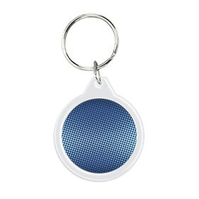 Брелок круглый с принтом Хаотичный горошек в Смоленске, пластик и полированная сталь | круглая форма, металлическое крепление в виде кольца | белые круги | белые точки | белый горошек | вгорошек | горох | горошек | круг | круги | мозайка | пиксели | точка | точки