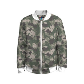 Детский бомбер 3D Классический камуфляж: в Смоленске, 100% полиэстер | застегивается на молнию, по бокам два кармана без застежек, мягкие манжеты, по низу бомбера и на воротнике — эластичная резинка | Тематика изображения на принте: 23 февраля | армия | военная | зелень | камуфляж | листья | маскировка | осень | охота | паттерн | рыбалка | солдат | текстуры