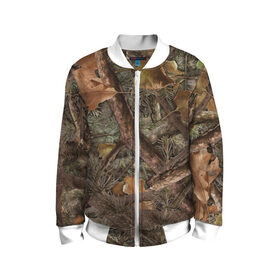 Детский бомбер 3D Охотничий камуфляж: в Смоленске, 100% полиэстер | застегивается на молнию, по бокам два кармана без застежек, мягкие манжеты, по низу бомбера и на воротнике — эластичная резинка | Тематика изображения на принте: 23 февраля | армия | военная | зелень | камуфляж | листья | маскировка | осень | охота | паттерн | рыбалка | солдат | текстуры