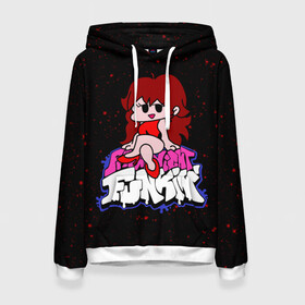 Женская толстовка 3D с принтом Friday Night Funkin в Смоленске, 100% полиэстер  | двухслойный капюшон со шнурком для регулировки, мягкие манжеты на рукавах и по низу толстовки, спереди карман-кенгуру с мягким внутренним слоем. | friday night funkin | в пятницу вечером | детям | логотипы игр | мелодия пятничного вечера | мультяшный | персонажи игр | пико | пятничный вечер фанкин | фанкин