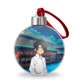 Ёлочный шар Обещанный Неверленд: в Смоленске, Пластик | Диаметр: 77 мм | Тематика изображения на принте: yakusoku no neverland | аниме | аниме персонаж | анимесериал | бесконечное лето | грейс филд | норман | обещанная страна грёз | обещанный неверленд | эмма
