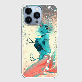 Чехол для iPhone 13 Pro с принтом Русалочка | Mermaid (Z) в Смоленске,  |  | mermaid | naiad | nymph | rusalka | ведява | водяница | восточнославянская мифология | дух | лесовица | мифология | морская дева | нимфа | русал | русалии | русалка | русалочка | ундина | фараонка