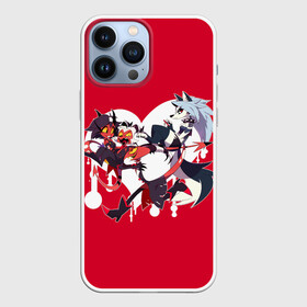 Чехол для iPhone 13 Pro Max с принтом Адский босс | Helluva Boss в Смоленске,  |  | blitzo | hazbin hotel | helluva boss | imp | loona | millie | moxxie | vivziepop | адский босс | блитц | луна | миллидред | мокси | мультфильм | отель хазбин