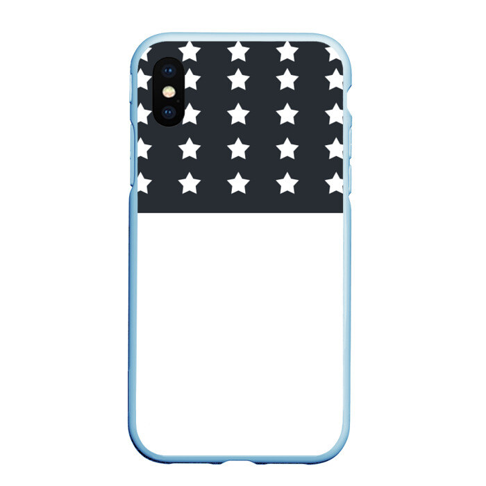 Чехол для iPhone XS Max матовый Stars фото