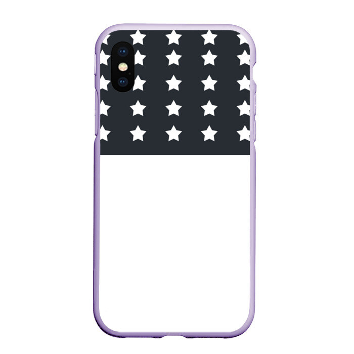 Чехол для iPhone XS Max матовый Stars фото
