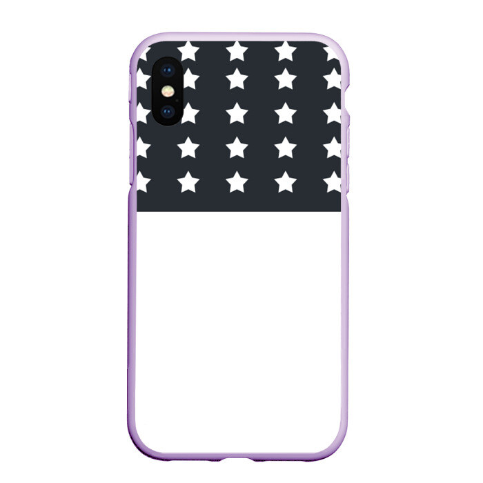 Чехол для iPhone XS Max матовый Stars фото