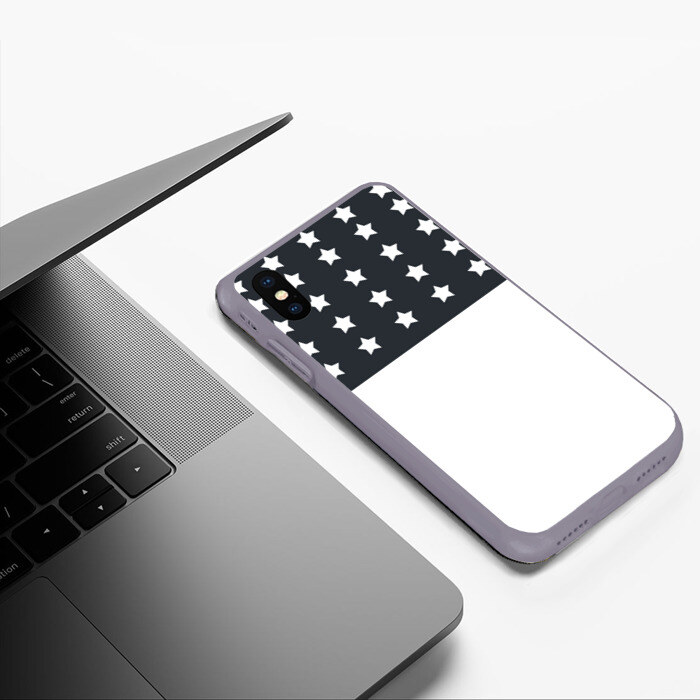 Чехол для iPhone XS Max матовый Stars фото