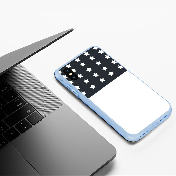 Чехол для iPhone XS Max матовый Stars фото