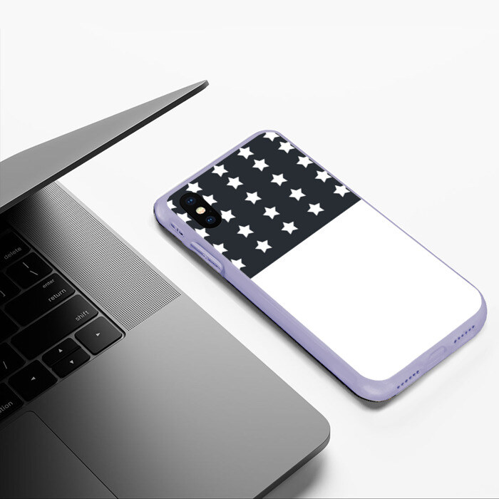Чехол для iPhone XS Max матовый Stars фото