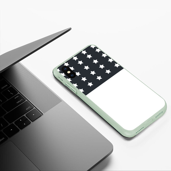 Чехол для iPhone XS Max матовый Stars фото