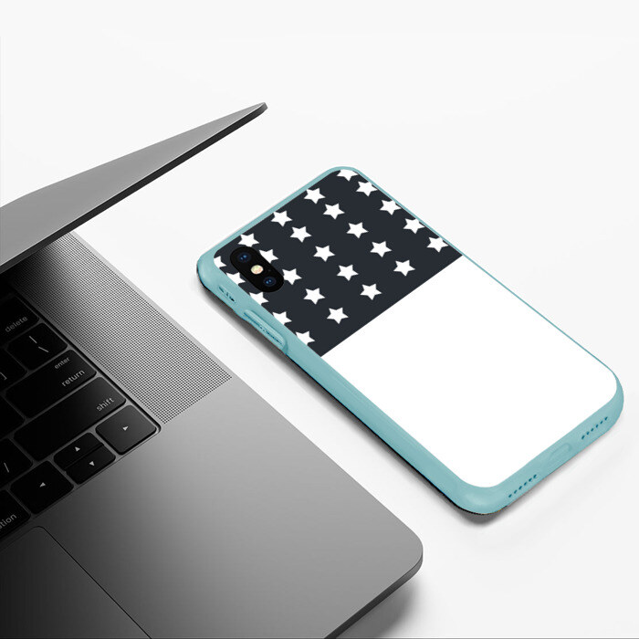 Чехол для iPhone XS Max матовый Stars фото