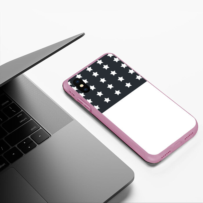 Чехол для iPhone XS Max матовый Stars фото