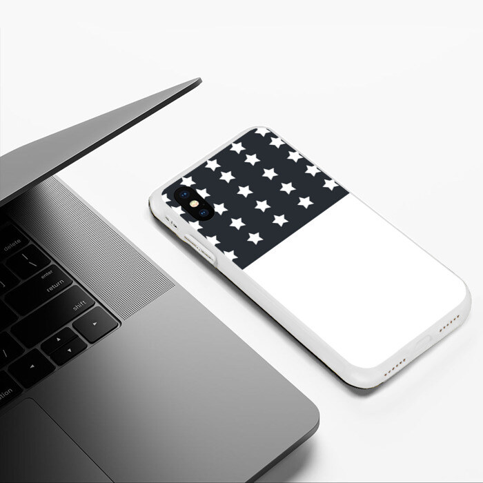 Чехол для iPhone XS Max матовый Stars фото