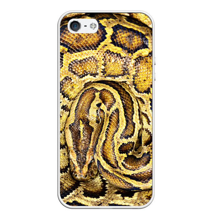 Чехол для iPhone 5/5S матовый Змея фото