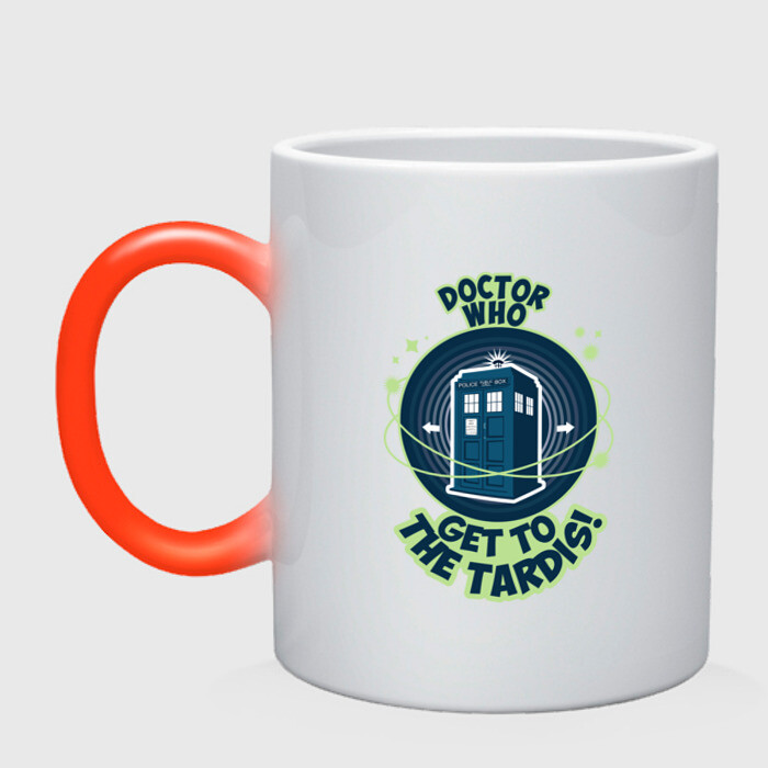 Кружка хамелеон Доктор кто / Doctor Who фото