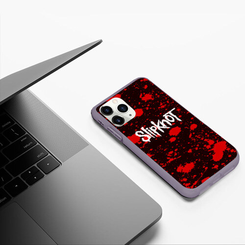 Чехол для iPhone 11 Pro матовый Slipknot фото